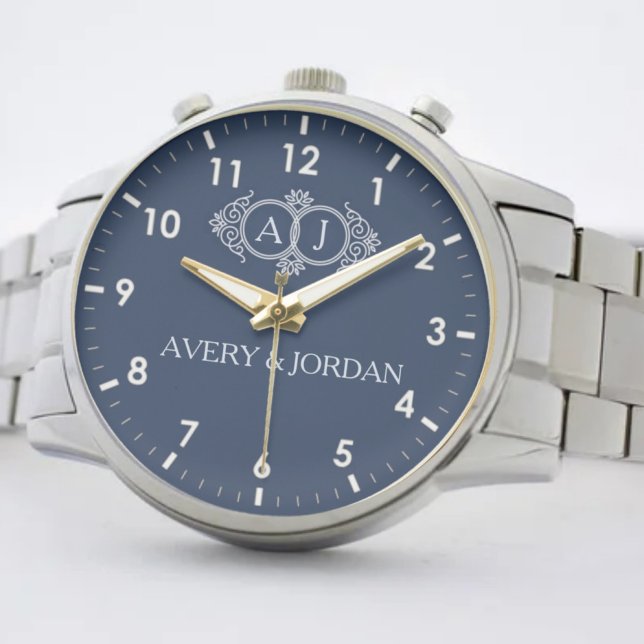 Relógio Personalized couple in love  wedding gift (Criador carregado)