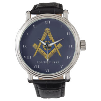 Relógio Personalized Freemason gift Square Compass Masonic