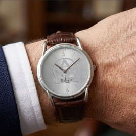 Relógio Personalized Masonic Gifts | Freemason Brotherhood