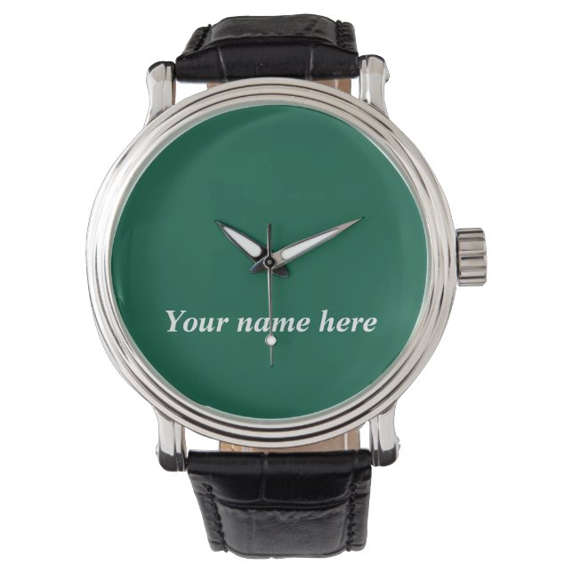 Relógio Personalized Men's Watch – Elegant Custom Name Gif (Frente)
