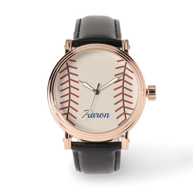 Relógio Personalized Vintage Baseball Watch  (Frente)