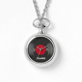 Relógio Personalized Vinyl Record Watch