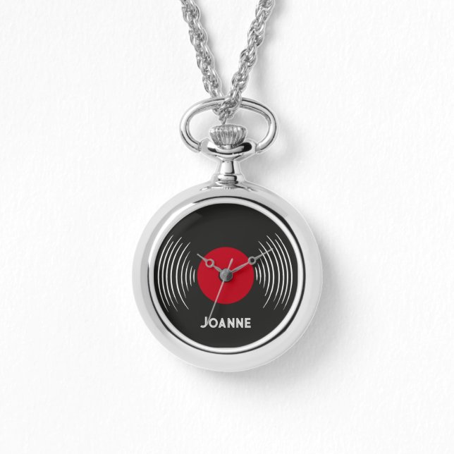 Relógio Personalized Vinyl Record Watch (Frente)