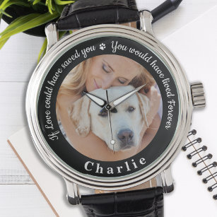 Relógio Pet Memorial Pet Perda Perda de Cachorro de Manute