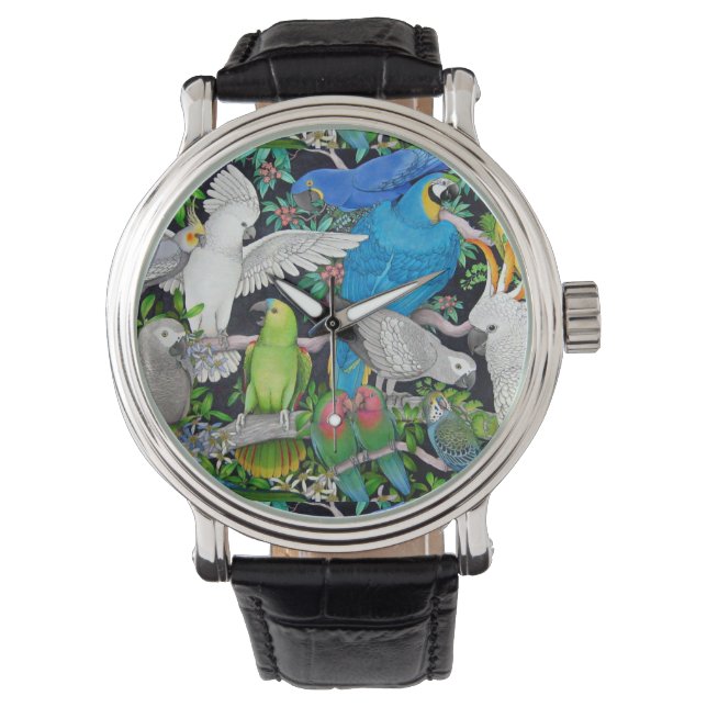 Relógio Pet Parrots of the World Watch (Frente)