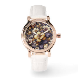 Relógio Pétalas Sunlit e Perigo Roxo