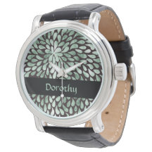 Pétalas verdes gradativas a preto