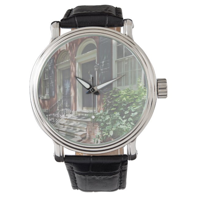 Relógio Philadelphia PA - Street in Society Hill (Frente)