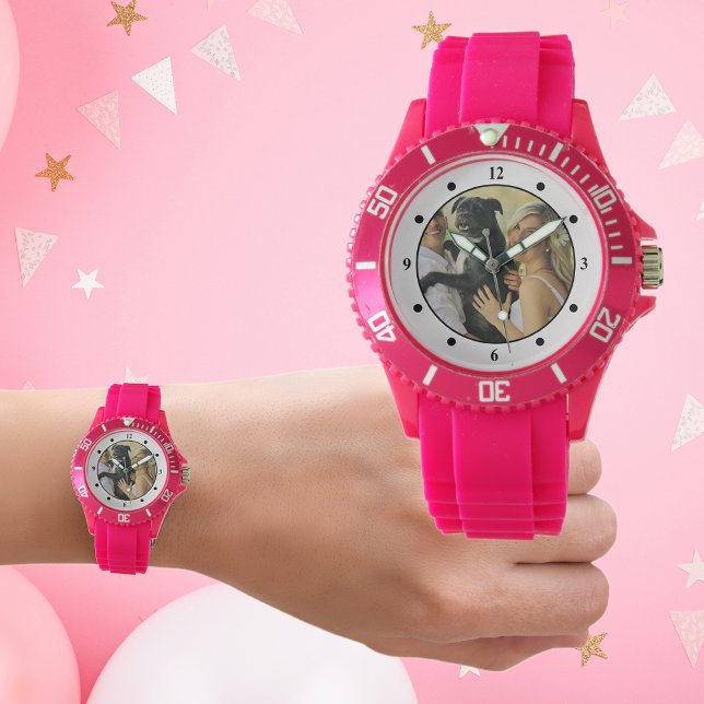 Relógio PHOTO Watch Wife Husband Crianças Pets Família (Criador carregado)