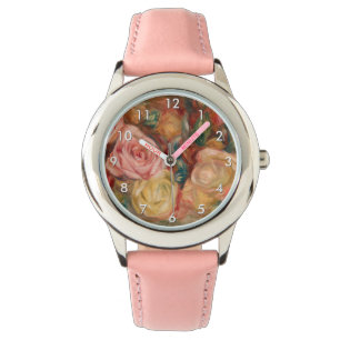 Relógio Pierre-Auguste Renoir - Rosas