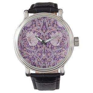 Relógio Pimpernel Purple, William Morris