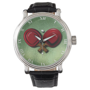 Relógio Pino Engraçado Tênis de Mesa de Pino de Pino com