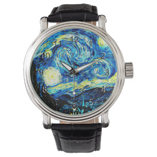 Relógio Pintura de Vincent van Gogh, Starry Night