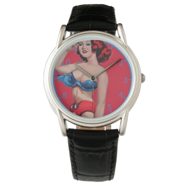Relógio Pinup Art Watch (Frente)