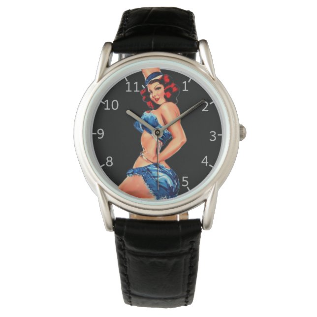 Relógio Pinup Art Watch (Frente)