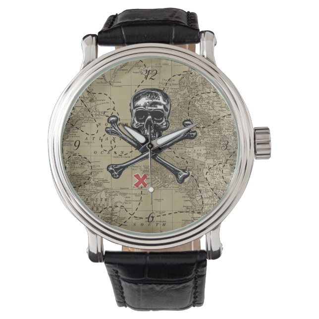 Relógio Pirate Map Watch (Frente)