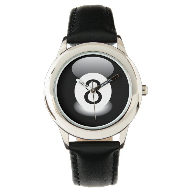Relógio piscina 8 Ball Billiards Watch (Frente)