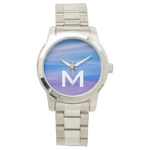 Relógio Pistas de cores de abstrato de pintura clara