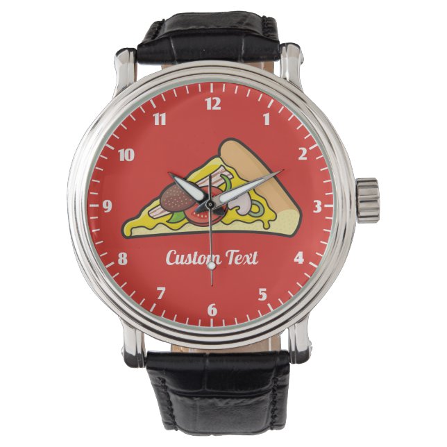 Relógio Pizza Slice Wristwatch (Frente)