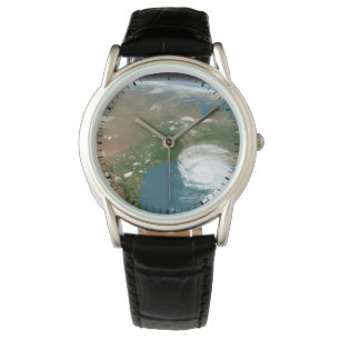 Relógio Planeta Panorâmico Terra E Os Eua.