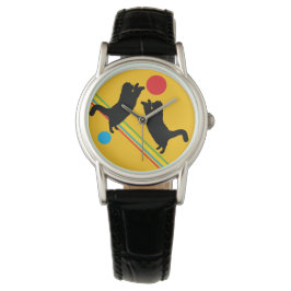 Relógio Playful Cats Reach the Moon Yellow eWatch