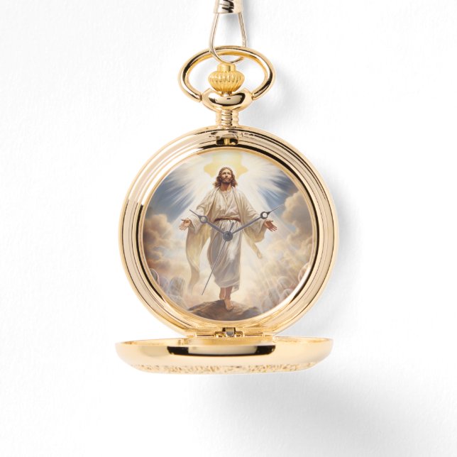 Relógio Pocket Watch-Jesus (Frente)