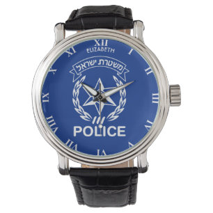 Relógio Polícia israelita na polícia israelita legendár