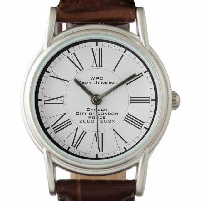 Relógio Policial Mulher Comemorativo (Criador carregado)