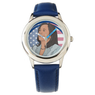 Relógio Política Kamala Harris