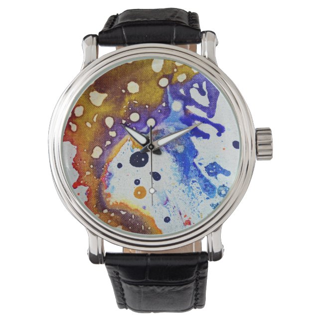 Relógio Polocromoptico #1B por Michael Moffa (Frente)