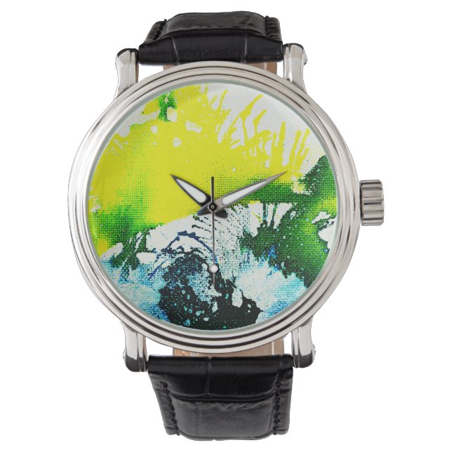 Relógio Polocromoptico #2A por Michael Moffa (Frente)