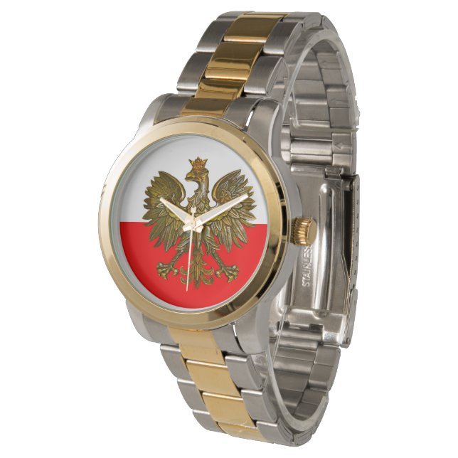 Relógio De Pulso Polônia Polska Eagle Wrist Watch com correia de co