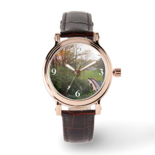 Relógio Ponte do Arco-íris Sunset no Grove City College