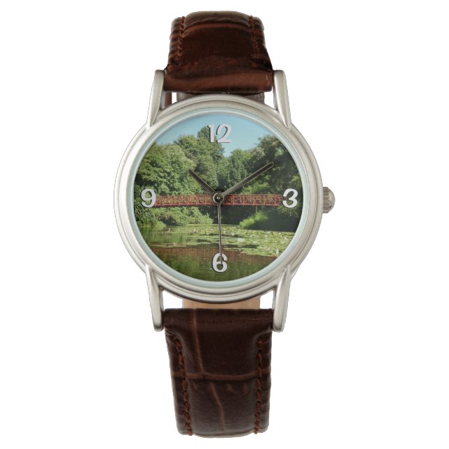 Relógio Ponte no lago Centenário na cidade de Ellicott (Frente)