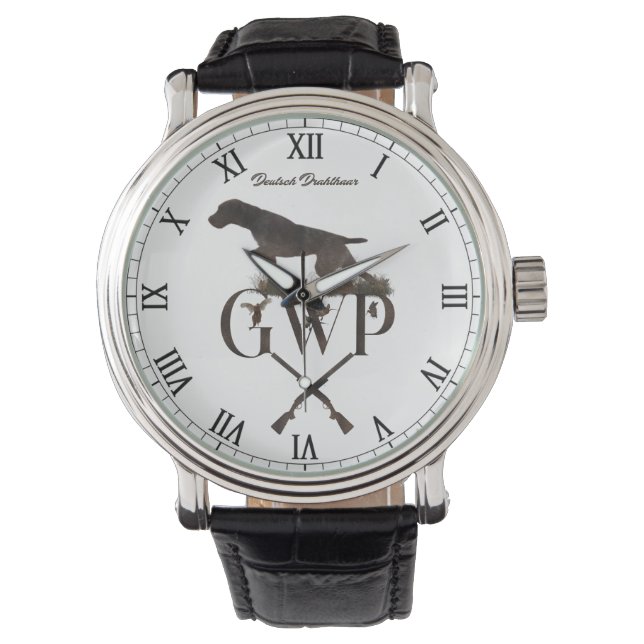 Relógio Ponteiro alemão Wirehaired (Frente)