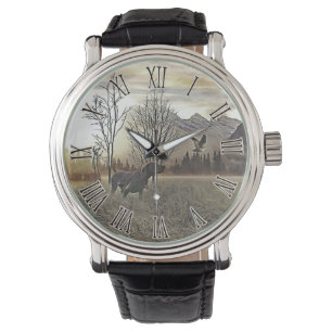 Relógio Ponteiros abreviados alemães