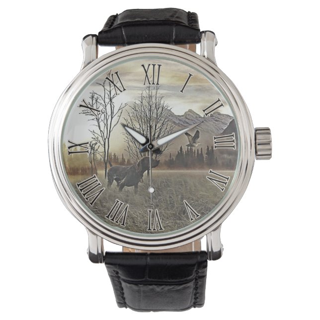 Relógio Ponteiros abreviados alemães (Frente)