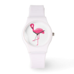 RELÓGIO PONTO DE VISTA BRANCO CLÁSSICO FLAMINGO PERSONALIZ