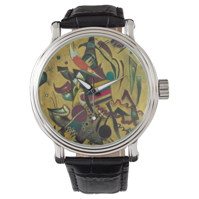 Relógio Pontos por Wassily Kandinsky, Expressionismo Vinta (Frente)