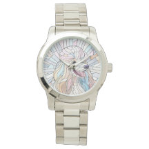 Poodle - arte mosaica pastel