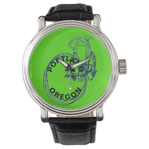 Relógio Portland Oregon Bicycle Mens Watch