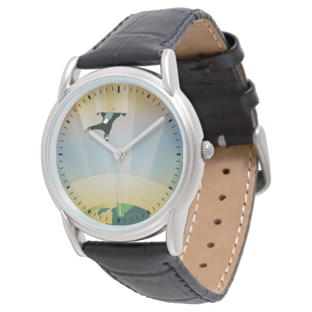 Relógio Poster De Espaço Retroativo - A Gravidade De Uma S (Angular)