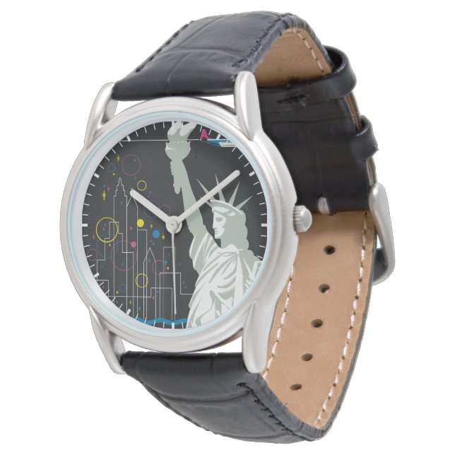 Relógio Poster de viagens Para Voar Northwest Airlines (Angular)