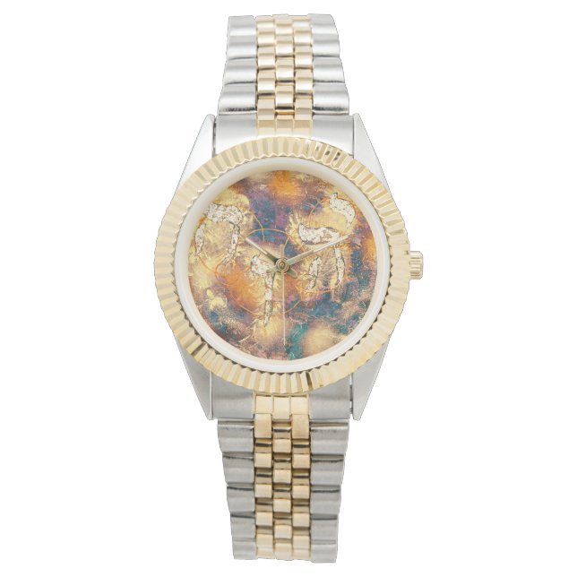 Relógio Póster Lienzo De Imitación  YHWH יהוה‎- Yud Hei Wa (Frente)