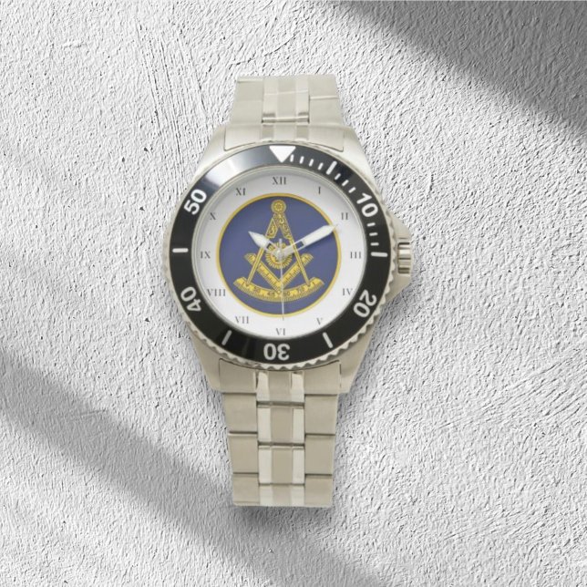 Relógio Praça Mestra Freemason e Maçã de Compass (Criador carregado)