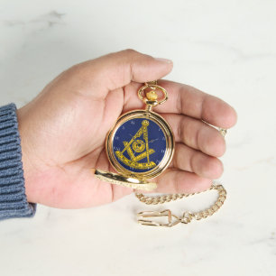 Relógio Praça Mestra Freemason e Masonic Compass