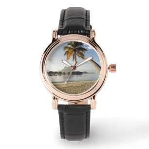 Relógio Praias Tropicais   Beach Huts, Bora Bora