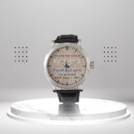 Relógio Presente de Aniversário do Pai Sentimental