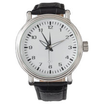 Presente de Eterno de Leather Watch, estilo mascul