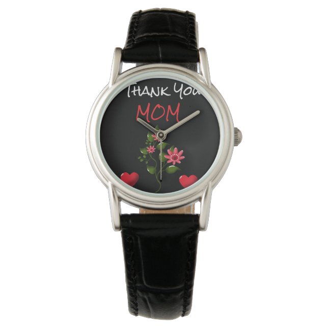 Relógio Presente floral personalizado e feito sob medida (Frente)